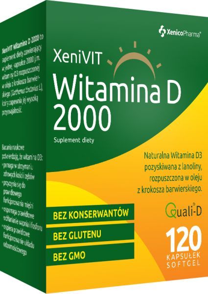 Xenicopharma Witamina D3 2000 Jm 120caps