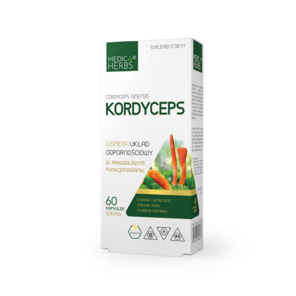 Medica Herbs Kordyceps, suplement diety, zielarnia klasztorna