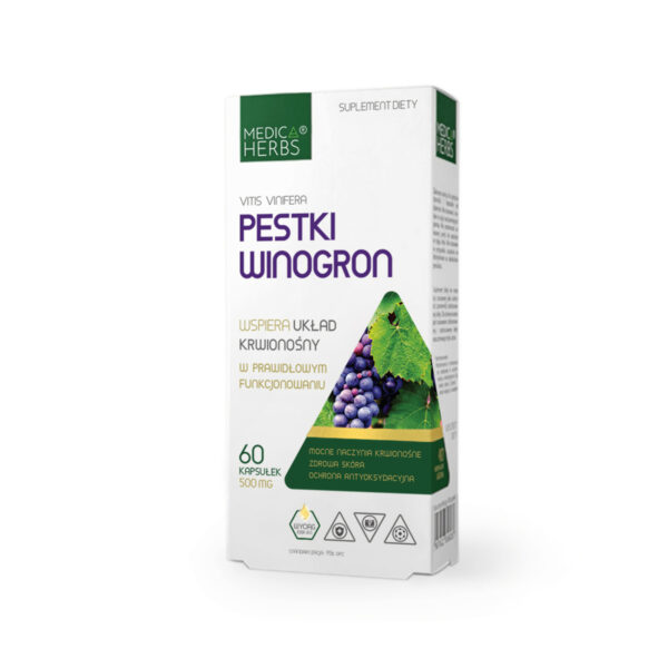 medica herbs, pestki winogron, suplement diety